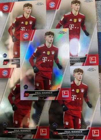 Topps Chrome Paul Wanner RC 德甲豪门 拜仁慕尼黑新秀